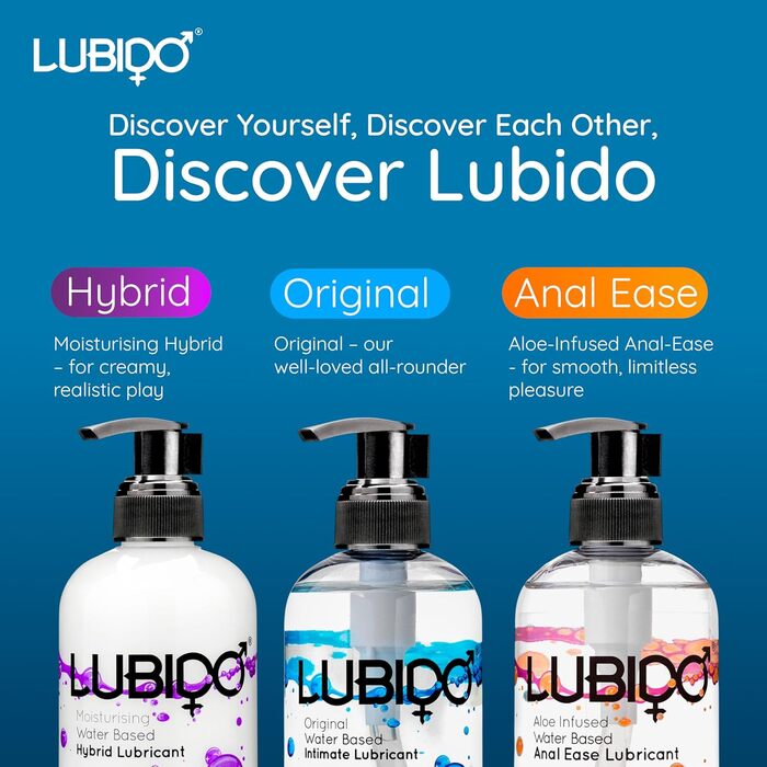 Кремоподібний лубрикант Lubido Hybrid, 250 мл