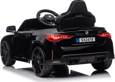 Колеса Eva, дитячий автомобіль дитячий транспортний засіб дитячий електромобіль (чорний), 4, MP- 90W