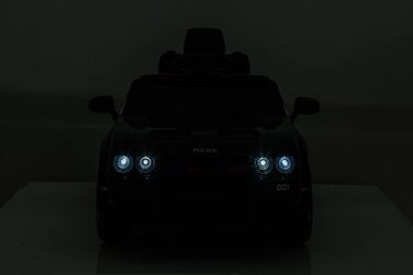 Дитячий транспортний засіб - електромобіль Dodge Challenger з поліцейською ліцензією - акумулятор 12В, 2 двигуни - пульт дистанцій