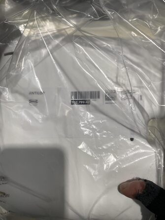 Дитячий стілець Ikea ANTILOP з ременем безпеки, білий 1