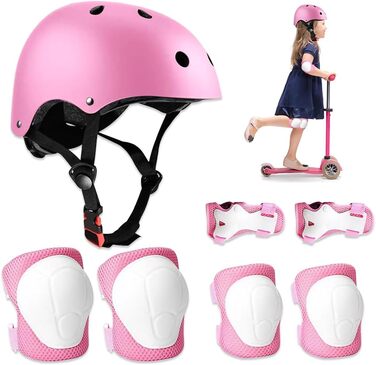 Різноманітні наколінники дитячі з шоломом, захисні набори для дітей, захисне спорядження для дітей, захисне спорядження для ролико