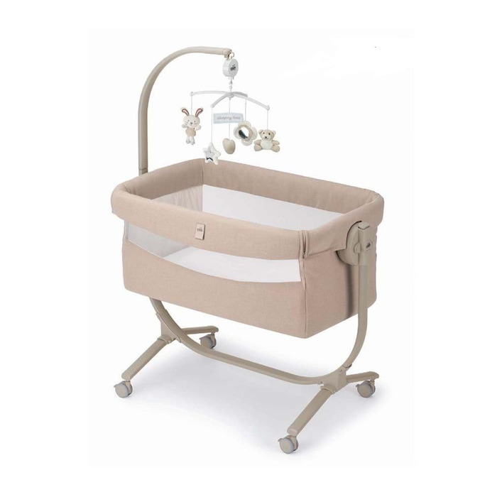 Дитяче ліжечко CAM Il mondo del bambino Дитяче ліжечко Cullami Доступні інші кольори Має функцію гойдання 8 регульованих положень висоти, Колір Бежевий