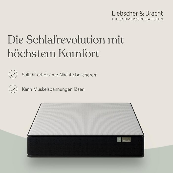 Двосторонній матрац 90x200 см із зоною підтримки хребта та кульшових суглобів - Зручний 7-зонний матрац з холодної піни - Ідеальне зняття тиску та пасивне розтягування м&39язів під час сну 90 x 200 см