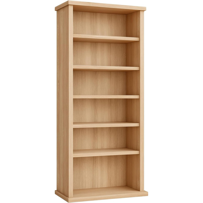 Полиця Стійка для DVD/CD Медіа-полиця Медіа-шафа для зберігання Дерев&39яна полиця Стаціонарна полиця Меблі для шаф Вибір кольору &39Vostan&39 Дуб Сонома (розпиляний), 25248