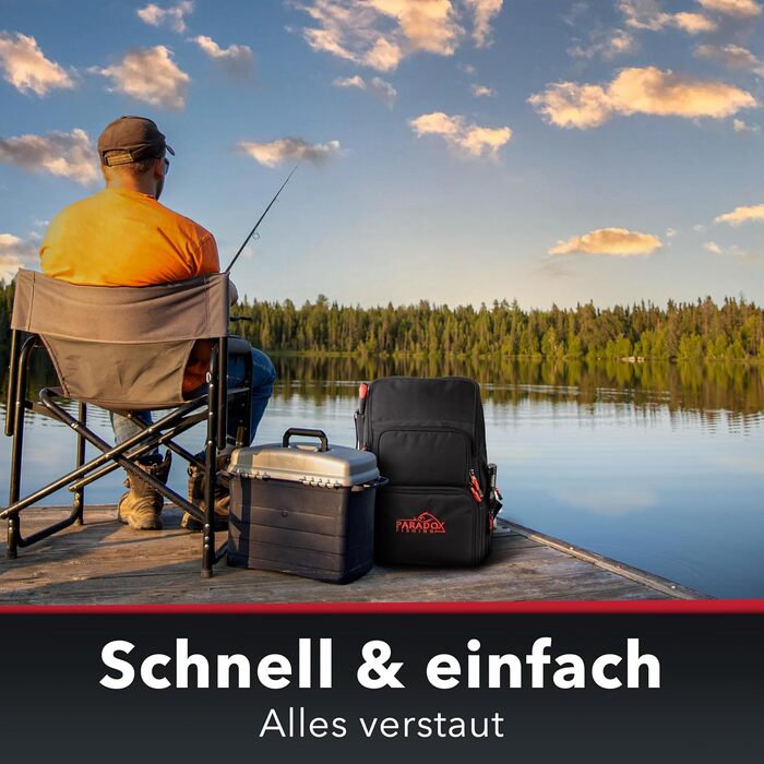 Рибальський рюкзак Paradox з коробками I вкл