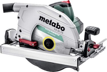 Циркулярна пила Metabo KS 85 FS (пила з пильним диском ø 235 мм, 2000 Вт, швидкість різання 55 м/с, довжина кабелю 4 м, з кейсом)