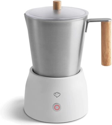 Електричний спінювач молока SPRINGLANE Mia, нержавіюча сталь, 600 Вт, 250 мл, 2 насадки, 4 програми для холодного або гарячого спі