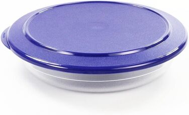 Сервірувальна миска TUPPERWARE Table Pearl 1.3 л, середня, синя, плоска, без обідків