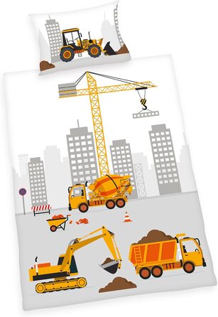 Комплект постільної білизни для немовлят BABY BEST, двосторонній мотив Jana Baustelle, підковдра 100x135см, наволочка 40x60см, фла