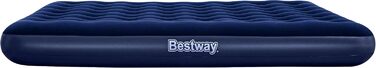 Надувне ліжко Bestway Blue Horizon Double XL/Lo 203 x 183 x 22 см, синє односпальне