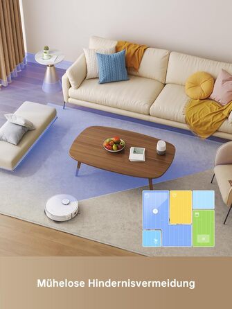 Робот-пилосос з автоматичним вивантаженням пилу, збирає пил до 90 днів, потужність всмоктування 7 000 Па, система миття DuoScrub,