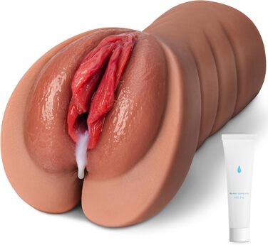 Реалістичний мастурбатор Kexyz 2-в-1, з подвійним каналом і текстурою 5D