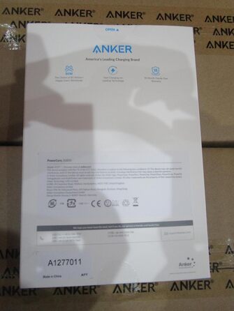 Powerbank Anker 337 26800mAh, чорний, з подвійним вхідним портом для зарядки, 3 USB-порти