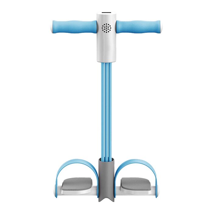 Еспандер для педалей, натяжний трос для педалей розумне обладнання для сидіння з 6 трубками, зручні стрічки для педалей, для тренувальних педалей, еспандер синього кольору