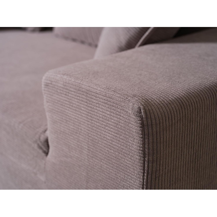 Місний диван 180 см у коробці не потребує складання, вакуумно-стиснутий пінопласт, доставляється компактно, сучасний дизайн (світло-сіра вельветова тканина, 2-місний) Світло-сіра вельветова тканина, 2-місний, 2-