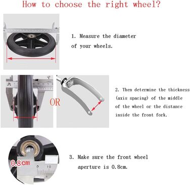Пара коліс для інвалідних візків, запасні частини для менших передніх коліс, аксесуари для ролаторів, сірі шини для інвалідних візків з ручним керуванням/7 дюймів, 1