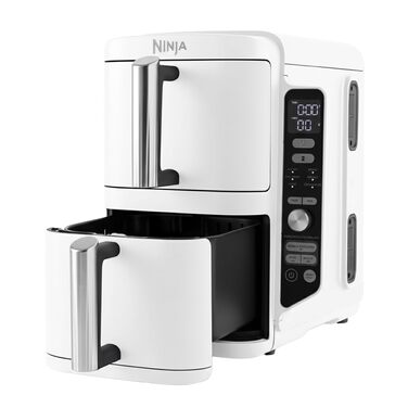 Подвійна аерофритюрниця Ninja SL400EUWH Foodi Dual Zone XL біла