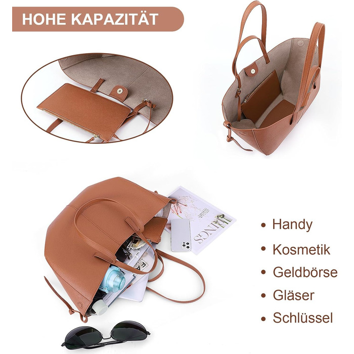 Сумка-сумка Жіноча сумка через плече Велика сумка шоппера PU шкіряна сумка через плече з ручкою гаманця сумки Велика сумка-сумка д