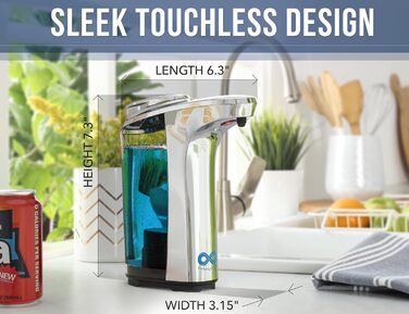 Сенсорний дозатор мила Everlasting Comfort Sensor - автоматичний дозатор мила об'ємом 500 мл - безконтактний з регульованою кількі