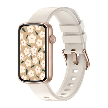 Жіночий смарт-годинник для фітнесу, тонкий фітнес-трекер, крокомір, з монітором серцевого ритму, вимірюванням SpO2, моніторингом сну, маленьким водонепроникним IP68 смарт-годинником, спортивним годинником для Android iOS, телефону Polarsterngold