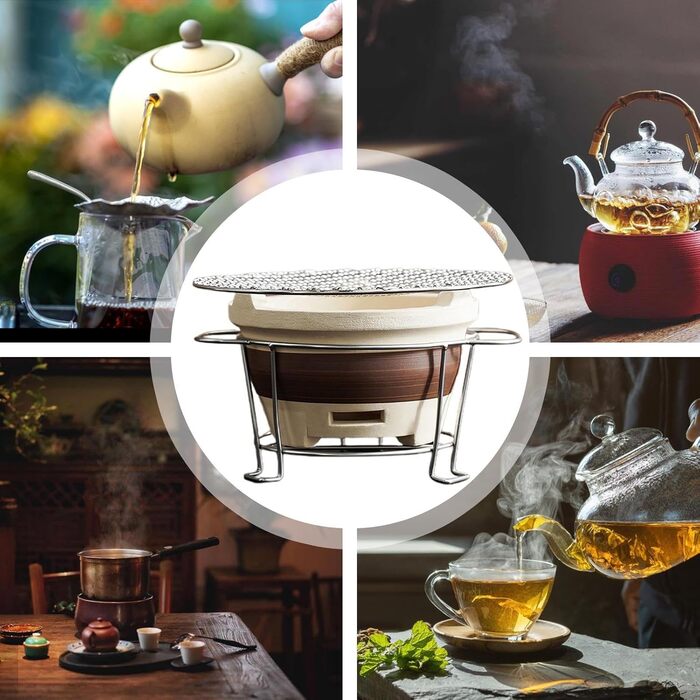 Вугільний гриль, вугільна піч Піч-гриль для заварювання чаю біля печі, чайна вугільна піч для кемпінгу на свіжому повітрі, походів, походів з рюкзаком, пікніків, барбекю. Середнього розміру.