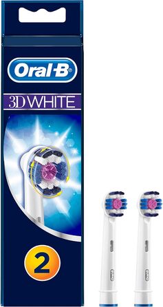 Щітки Braun Oral-B EB 3D білі 2 шт.