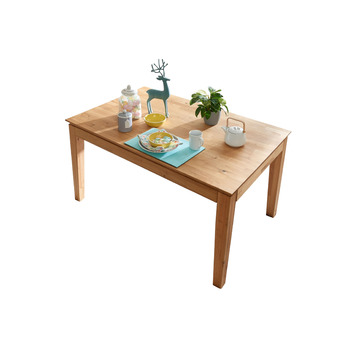 Обідній стіл Woodroom Paarl 140x90, розкладний до 200 см, масив дуба, оброблений олією Розкладний стіл з подовжувачем метелик Дерев&39яний обідній стіл на 6-8 осіб Міцний та сучасний дуб 140-200x90 см