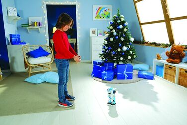 Робот з дистанційним керуванням, інтерактивна та розвиваюча іграшка для дітей, гуляє, танцює, відтворює музику, створює та розпові