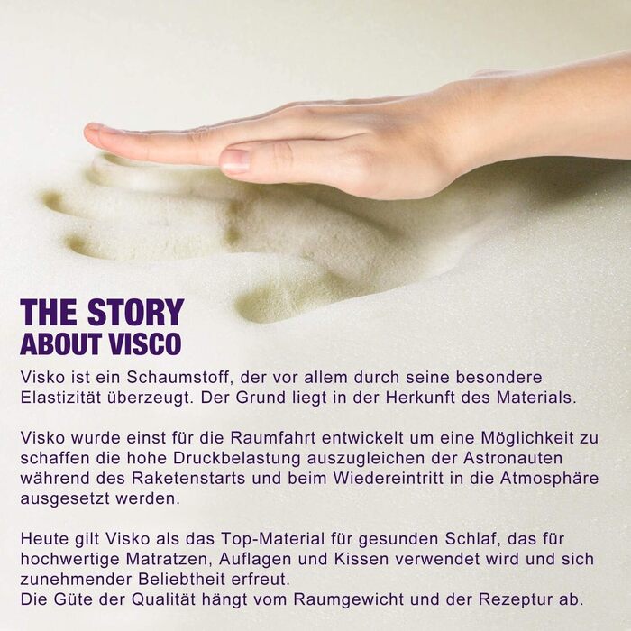 Наповнювач Traumreiter Visco для подушок, наповнювач Visco 500 г, що прається Подушка з піни з ефектом пам&39яті Преміальний наповнювач-мішок Наповнювач з пінопласту Ізоляційний наповнювач, 500 грамів