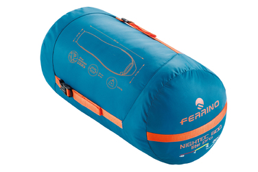 Спальний мішок Ferrino Nightec Lite Pro 600 L/-5°C Blue/Grey Left (86309HBG)
