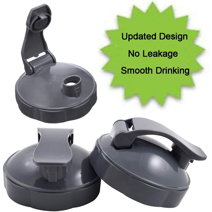 Запчастини для NutriBullet, 2 чашки по 0,9 л, 2 відкидні кришки, 2 прокладки та щітка для чищення для NutriBullet 600 Вт та 900 Вт (7 шт. )