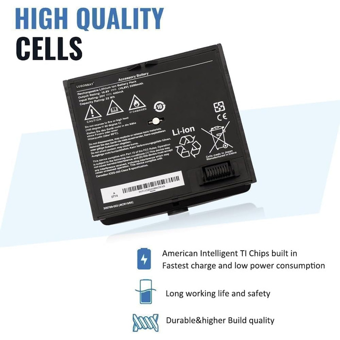 Батарейка 4ICR19/66, сумісна з портативною цифровою музичною системою Bose SoundDock, серії SoundLink Air, 16,8 В, 32 Втгод, 300769-003 300769-001 300769-002 300769-004 300770-001
