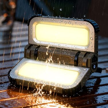 Світлодіодний кемпінговий ліхтар, водонепроникний акумуляторний ліхтар, ліхтар на сонячній енергії з магнітною основою, зовнішнє освітлення, портативний кемпінговий ліхтар компактного дизайну, ліхтар для виживання в туристичному наметі