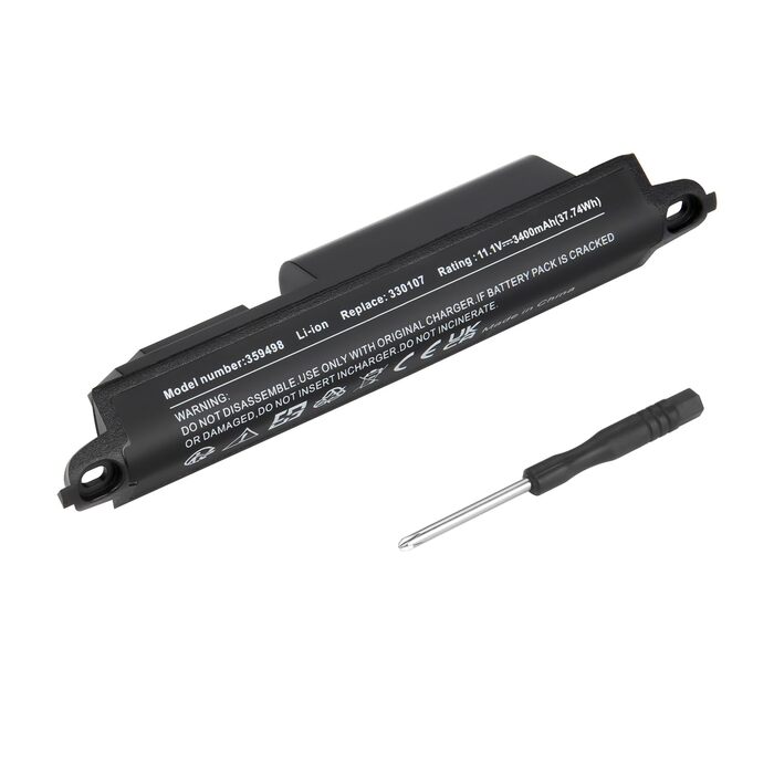 Акумулятор для Bose SoundLink III 330107 359498 330107A 359495 330105 330105A Замінний акумулятор для Bose SoundLink Bluetooth Mobile Speaker II 404600, 11.1V 3400mAh 359495