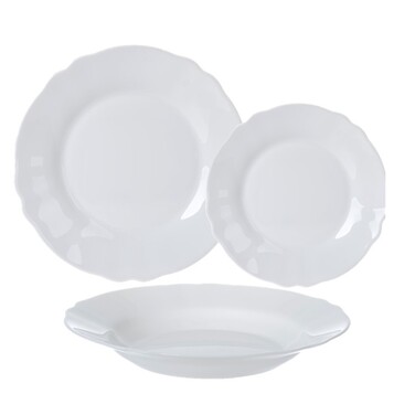 Сервіз LUMINARC LOUIS XV WHITE, 18 предметів (6840744)
