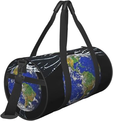 Велика спортивна сумка-дафл для подорожей Runde, міцна та з великим об'ємом, чорного кольору, універсальний розмір