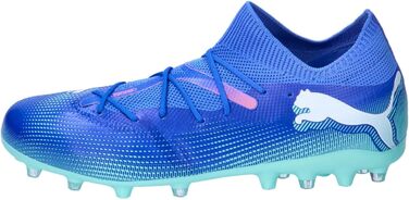 Футбольні бутси PUMA Unisex Future 7 Match Mg 46 EU Bluemazing Puma White Electric Peppermint