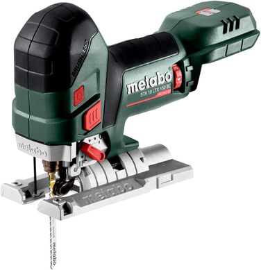 Акумуляторний лобзик Metabo STA 18 LTX 150 BL, 18 В, в Metabox, без акумулятора, з безщітковим двигуном, з м'якою ручкою, пила 601