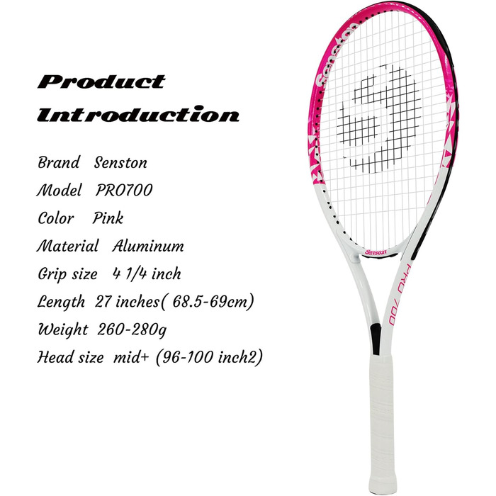 Тенісна ракетка Senston 27" – професійна тренувальна для дорослих