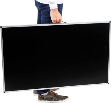 Алюмінієвий кемпінговий стіл Spetebo з регульованою висотою 100x60 см - регулюється по висоті до 4 рівнів (73, 80, 87 та 94 см) - практично складається