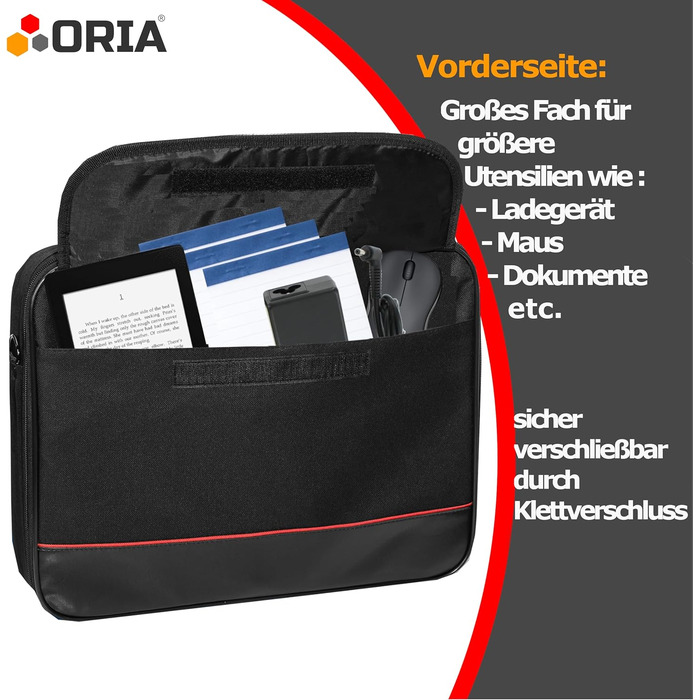 Сумка для ноутбука підходить для ноутбука Lenovo LOQ (15'') сумка через плече чохол-портфель з посиленим захисним каркасом сумка ч