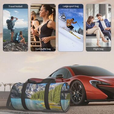 Спортивна сумка для подорожей Банф, чорна, універсальний розмір