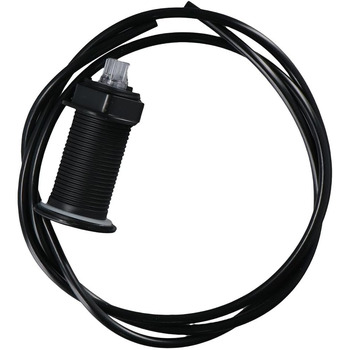 Повітряний вимикач для відведення сміття Довгий кнопковий подрібнювач в зборі Вбудований перемикач матовий чорний з повітряним шлангом