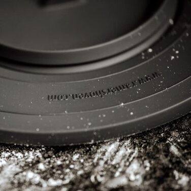 Кришка кришки Kitty Professional Silicone Professional Food Retention Lid Cover, сумісна з кухонним комбайном KitchenAid* об'ємом 6,6 і 6,9 літра (антрацит)