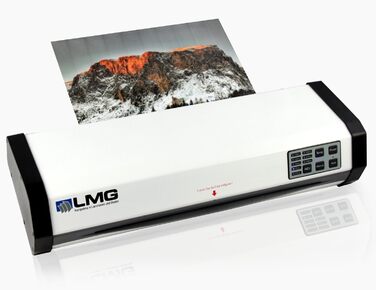 Переможець тесту ламінатор DIN A3, повністю автоматичний, визначення товщини плівки, 50 секунд, до 250 мікрон, холодне та гаряче ламінування, ламінатор