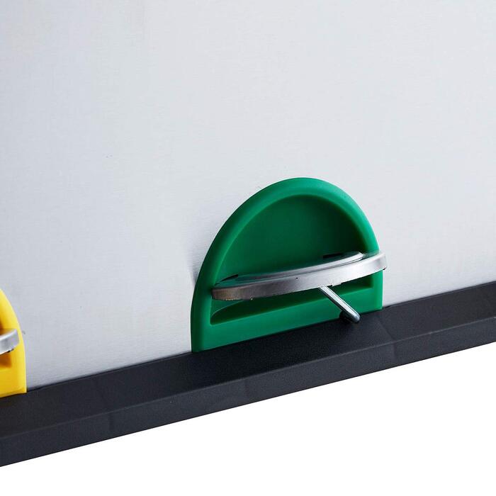 Відро для сміття 16 л 2х8 л подвійне відро для сміття компактне відро для сміття на 2 особи кухонне відро для сміття педальне відр