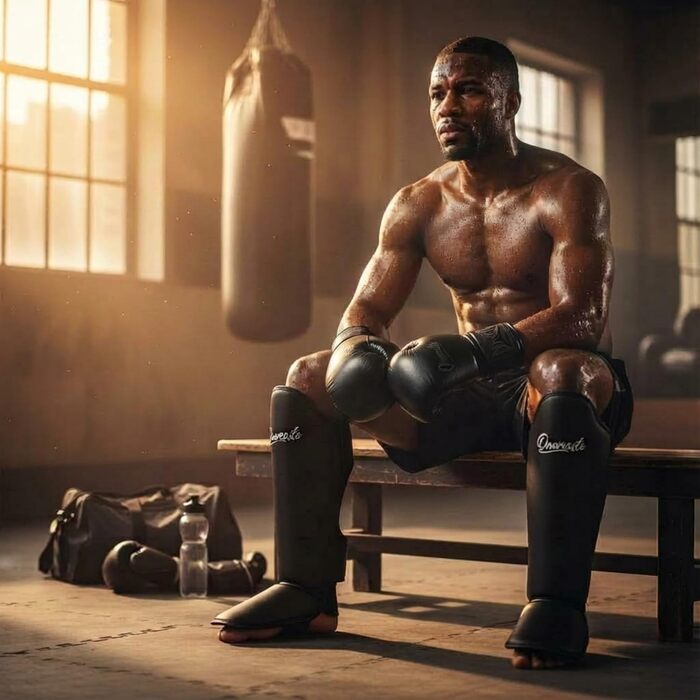 Шкіряні щитки для гомілок з м&39якою підкладкою, ShinGuard, шкіра, бойові мистецтва, тренування з карате, кікбоксинг MMA, муай-тай, крав-мага для ніг, великий / дуже великий розмір