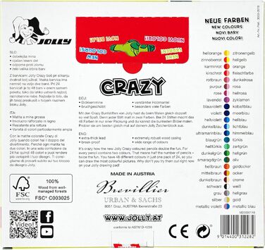 Олівці JOLLY Superstick Crazy Color 24 олівці з 48 кольорами 24 шт. и (1 упаковка)