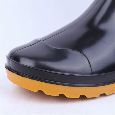 Чоловіче гумове взуття, чоловічі гумові чоботи, взуття для роботи, кухні, водонепроникне чоловіче взуття, дощова автомийка, чорні, розмір 43 EU