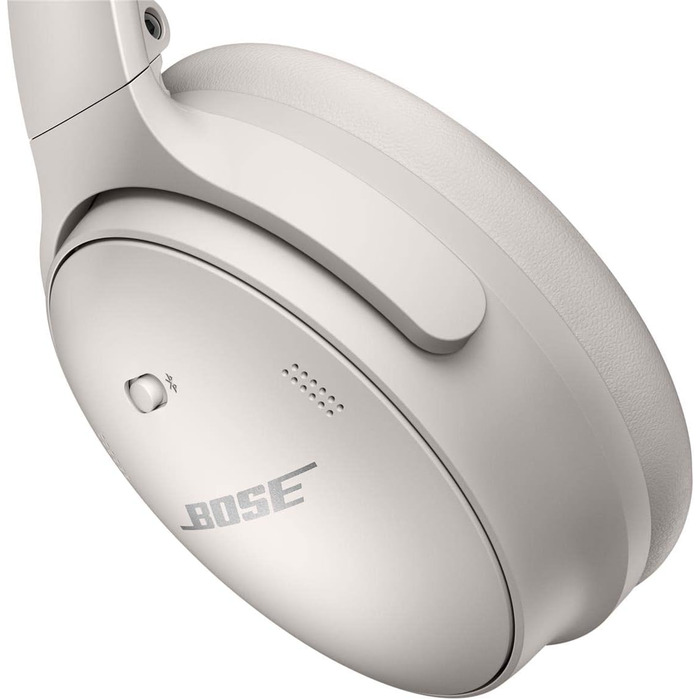 Бездротові шумозаглушувальні Bluetooth-навушники Bose QuietComfort 45, мікро, білі, один розмір, білий жорсткий кейс